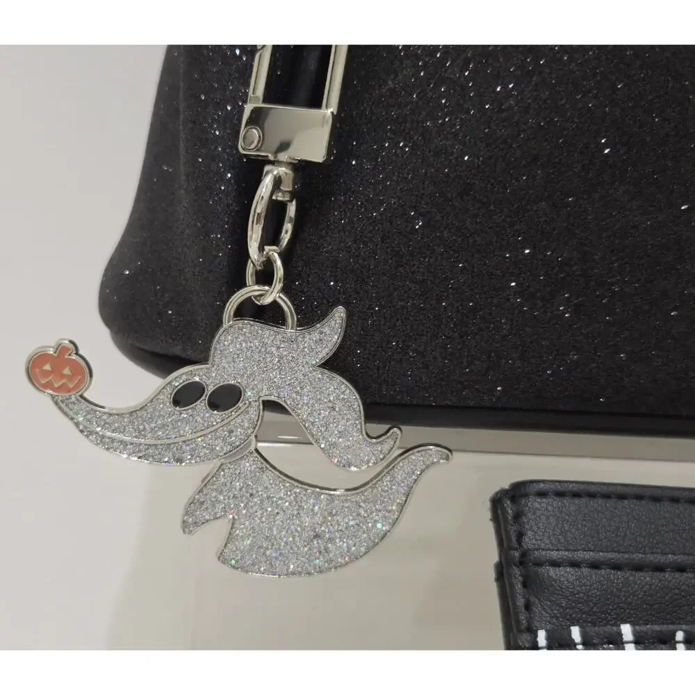 Disney Nightmare Before Christmas Set Mini Backpack ID Wallet Keychain Open Box
